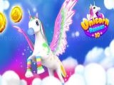 Play Unicorn runner 3d now
