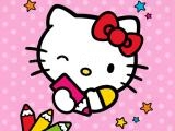 Play Color by number with hello kitty now