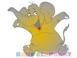 Play Baby elephant coloring now
