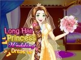 Play Long hair princess wedding dress up now