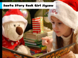 Play Santa story book girl jigsaw now