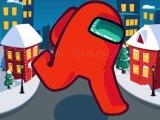Play Among us christmas run now