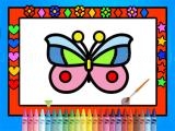 Play Color and decorate butterflies now