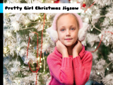 Play Pretty girl christmas jigsaw now