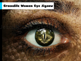 Play Crocodile women eye jigsaw now