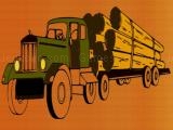 Play Logging trucks coloring now