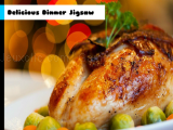 Play Delicious dinner jigsaw now