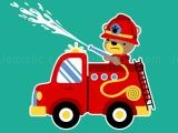 Play Animal firetrucks match 3 now