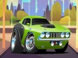 Play Speedy muscle cars jigsaw