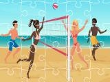 Play Beach volley ball jigsaw