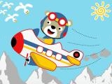 Play Friendly airplanes for kids coloring