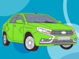 Play Russian cars coloring book now
