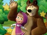 Play Masha and the bear hidden stars now