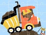 Play Dumper trucks jigsaw now