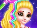 Play Hair saloon color by number - girls fashion games now