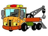 Play Tow trucks coloring now