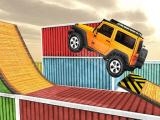 Play Impossible tracks jeep stunt driving game now
