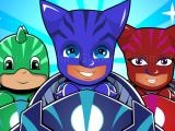 Play Pj masks kids car racing 3d now