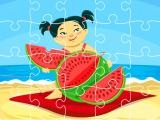 Play Summer foods jigsaw now