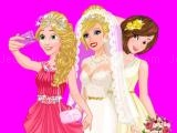 Play Barbie's wedding selfie with princesses now
