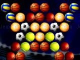Play Bubble shooter golden football now