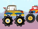 Play Fun monster trucks jigsaw now