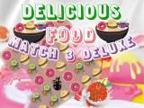 Play Delicious food match 3 deluxes now