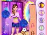 Play Highschool cheerleader dressup now