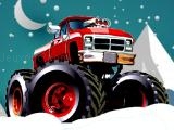 Play Winter monster trucks race now
