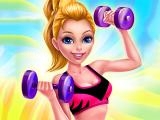 Play Fitness girl dress up