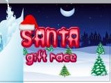 Play Santa gift bike race