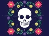Play Colorful skull jigsaw now