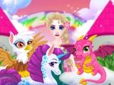 Play Elsa magic zoo