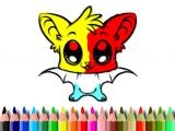 Play Cute bat coloring book now