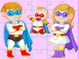Play Super hero family jigsaw now