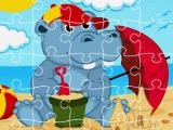Play Hippo jigsaw now