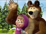 Play Masha puzzle time now