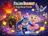 Play Italian brainrot drag merge puzzle now